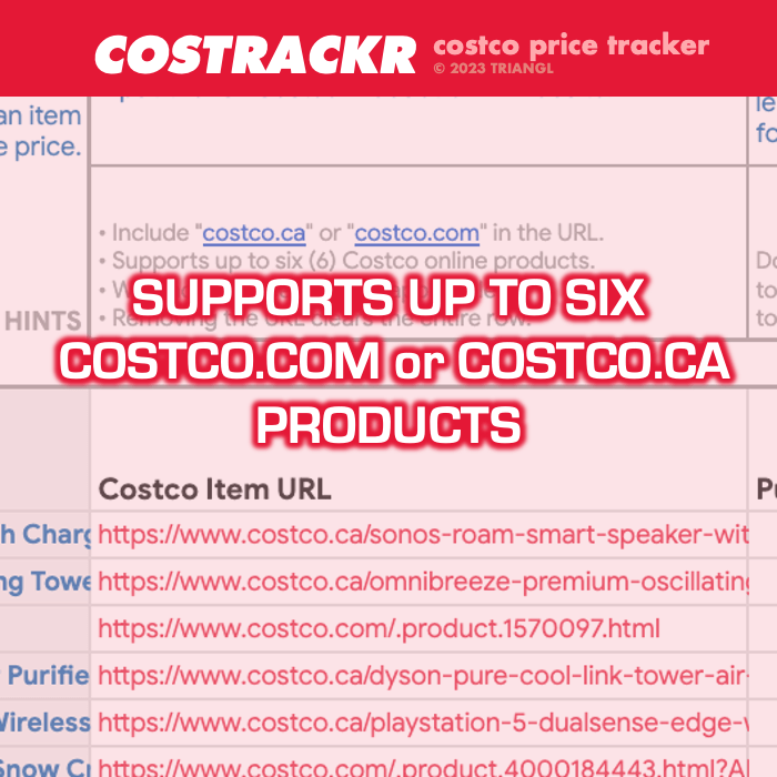COSTRACKR | costco tracker